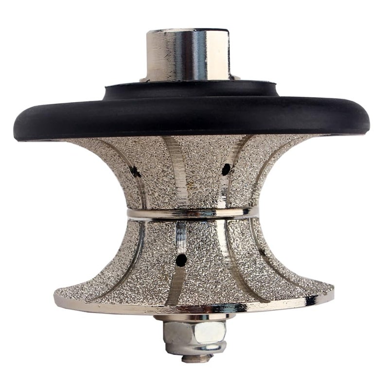 Raizi V40(1-1/2") 40mm Full Bullnose Diamond Hand Profiler/Router Bits with 5/8-11 Thread for Granite Countertop - Image 1